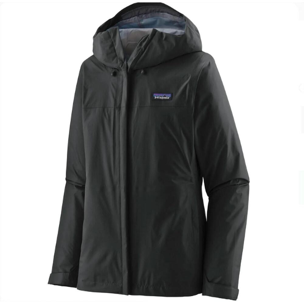 NEW PATAGONIA women's torrentshell 3l rain jacket in black